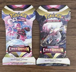 Pokemon Lost Origin Sleeved Booster Pack Art Set - x2 Packs NEW SEALED 820650850561 - Image 1