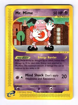 Mr. Mime (95b) Aquapolis #095b (2003) Common NM Pokemon - Image 1