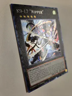 K9-17 "Ripper" (CR) JUSH-EN035 Collector's Rare Yugioh Justice Hunters Mint - Image 2