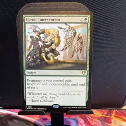 Wizards of the Coast MTG Heroic Intervention Commander Masters Rare 0295 English - Image 1