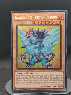 Yugioh Galaxy-Eyes Photon Dragon BLMM-EN007 Secret Rare 1st Edition NM - Image 1