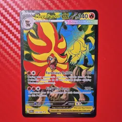 Pokemon Mega Pyroar ex 99/86 Full Art Double Ultra Rare Chaos Rising ME04 - Image 1