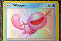 2019 Wooper SV9/SV94 Hidden Fates Shiny Vault Pokemon TCG Trading Card Game - Image 3