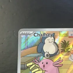 Pokemon TCG Chansey 187/167 Full Art Illustration Rare Twilight Masquerade - Image 3