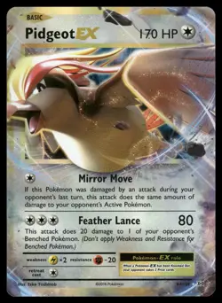 Pokemon Pidgeot EX Ultra Rare XY - Evolutions 64/108 NM Holo - Image 1