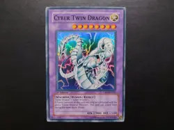 Yugioh - Cyber Twin Dragon CRV-EN035 Super Rare 1st Edition - Image 1