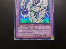 Yugioh - Cyber Twin Dragon CRV-EN035 Super Rare 1st Edition - Image 3