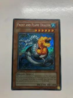 USA Seller Yugioh Frost and Flame Dragon TAEV-EN033 1st Ed Secret Rare VLP/NM - Image 1