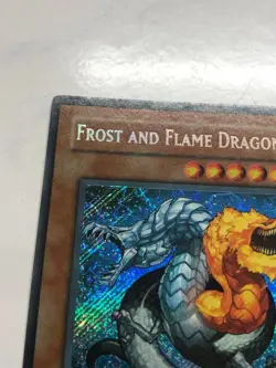 USA Seller Yugioh Frost and Flame Dragon TAEV-EN033 1st Ed Secret Rare VLP/NM - Image 2