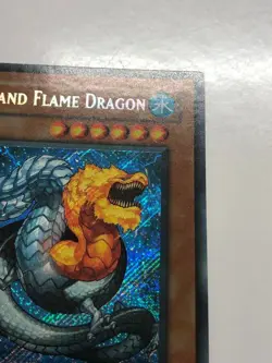 USA Seller Yugioh Frost and Flame Dragon TAEV-EN033 1st Ed Secret Rare VLP/NM - Image 5