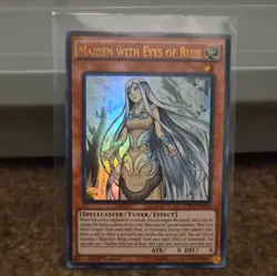Yu-Gi-Oh! TCG Maiden with Eyes of Blue Secret Rare 1st Edition LDK2-ENK06 - Image 1