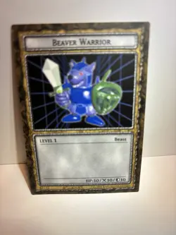 Yugioh! Dungeon Dice Monsters DDM Beaver Warrior (B2-13) With Original Card - Image 2