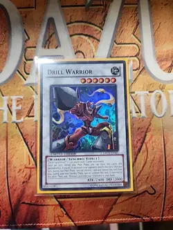 Drill Warrior DREV-ENSE1 Super Rare Limited Edition NM Yugioh - Image 1