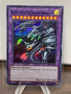 Yu-Gi-Oh! Blue-Eyes Ultimate Dragon LDS2-EN018 Ultra Rare Holo 1st Ed Blue - Image 1