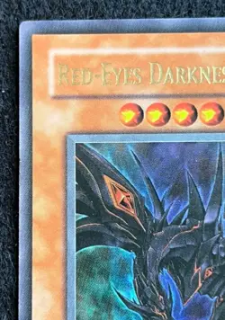 Yugioh Red-Eyes Darkness Dragon SD1-EN001 1st Edition Ultra Rare NM HOLO - Image 2