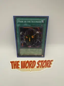 Yugioh Mask of the Accursed LON-019 Super Rare Foil - Image 1