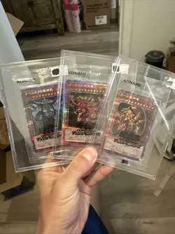 Yu-Gi-Oh! Prismatic Godbox - Ra, Slifer, Obelisk Set - Prismatic Secret Rare - Image 1