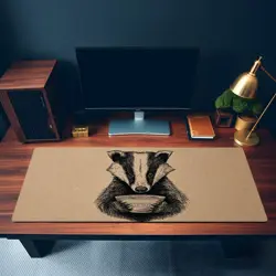 Cute Badger Ramen Playmat - Kawaii Anime Style Gaming Mat for MTG, YuGiOh, TCG - Image 3