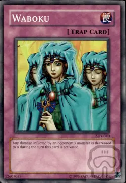 Waboku SDY-040 Common / Short Print Starter Deck: Yugi Yu-Gi-Oh Unlimited NM/M - Image 2