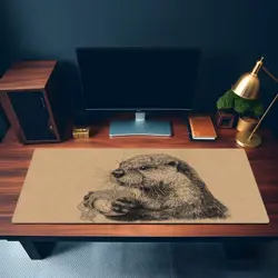 Cute Otter Ramen Playmat - Kawaii Anime Style Gaming Mat for MTG, YuGiOh, TCG - Image 3