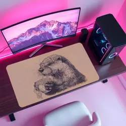 Cute Otter Ramen Playmat - Kawaii Anime Style Gaming Mat for MTG, YuGiOh, TCG - Image 4