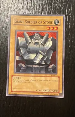 Giant Soldier of Stone SDY-013 Starter Deck: Yugi Unlimited|Unlimited Edition - Image 1