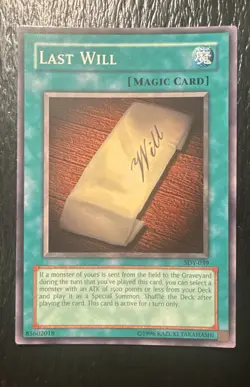 Last Will SDY-039 Starter Deck: Yugi Unlimited - Image 1