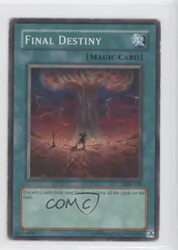 Final Destiny Unlimited YuGiOh Magic Ruler Booster #MRL-035 2002 READ - Image 1