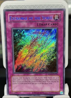 Konami Exchange of the Spirit RP01-EN099 Retro Pack Secret Rare Holo Trap Eng - Image 3