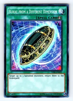 Yugioh Burial from a Different Dimension THSF-EN051 Super Rare - NM 💎 - Image 1