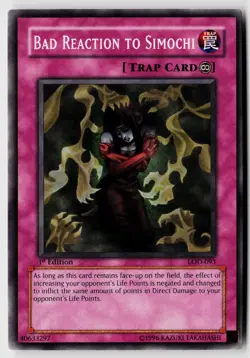 Legacy of Darkness #LOD-093 Bad Reaction to Simochi Yugioh - Image 1
