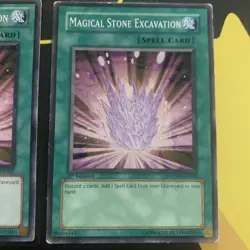 2x Cards Yu-Gi-Oh! Magical Stone Excavation 1st Edition SDZW-EN020 - Image 2