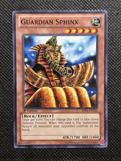 YuGiOh! - Guardian Sphinx BP01 EN130 Common 1st Edition Lightly Played - Image 1