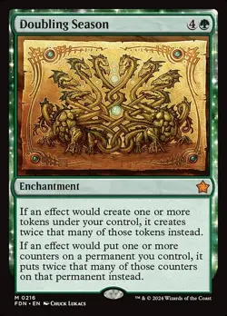 Magic the Gathering - Doubling Season - Foundations - (FDN - MTG) NM - Image 1