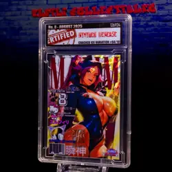 Yoruichi Waifu Card Serial #04/10 LIMITED RELEASE Encased Custom Holo SLAB Bleac - Image 2