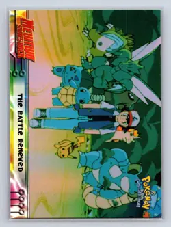 The Battle Renewed #32 Topps The First Movie Trading Cards Pokemon LP - Image 1
