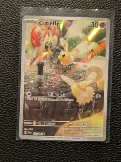 Pokemon Cutiefly 172/162 SV05 Temporal Forces Illustration Rare Reverse Holo - Image 1