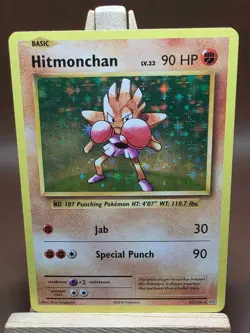 Hitmonchan 62/108 Evolutions Holo Pokemon HP - Image 1