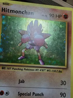 Hitmonchan 62/108 Evolutions Holo Pokemon HP - Image 2