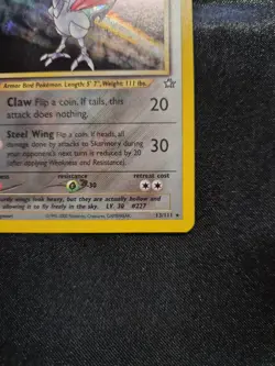 Pokemon Skarmory 13/111 Neo Genesis Holo - Image 4