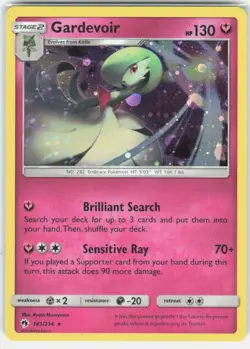 Gardevoir 141/214 Holo Rare Lost Thunder Pokemon Near Mint - Image 1