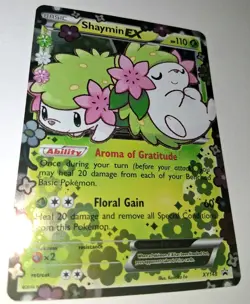 Shaymin EX XY148 XY Black Star Promo Holo Pokemon Card - LP - Image 2