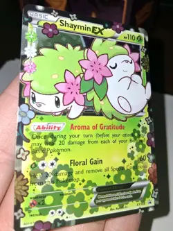 Shaymin EX XY148 XY Black Star Promo Holo Pokemon Card - LP - Image 3