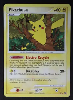 2007 POKEMON PIKACHU DP16 HOLO PROMO DIAMOND - Image 1