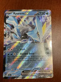 Kyurem EX 028/086 Black Bolt Double Rare Pokemon TCG Card - Image 1