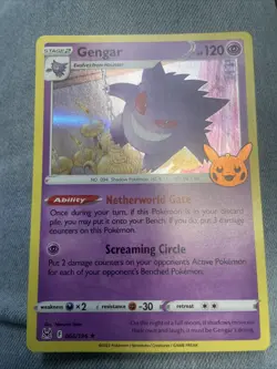 Pokemon Gengar Holo 066/196 Trick Or Trade 2023 Rare Card TCG Trading Card - Image 1
