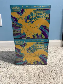 2x Pokemon TCG - Ascended Heroes - Elite Trainer Box (ETB) - Brand New Sealed - Image 1