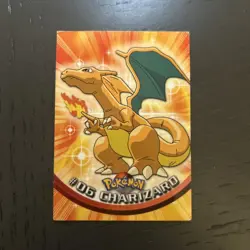 Pokemon Card - Charizard #06 Topps TV Animation Series Vintage - LP - Image 1