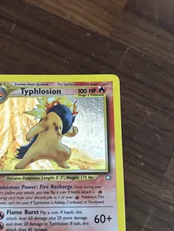 Typhlosion (17) - Neo Genesis Unlimited Holo Rare - Image 2