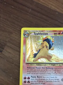 Typhlosion (17) - Neo Genesis Unlimited Holo Rare - Image 3